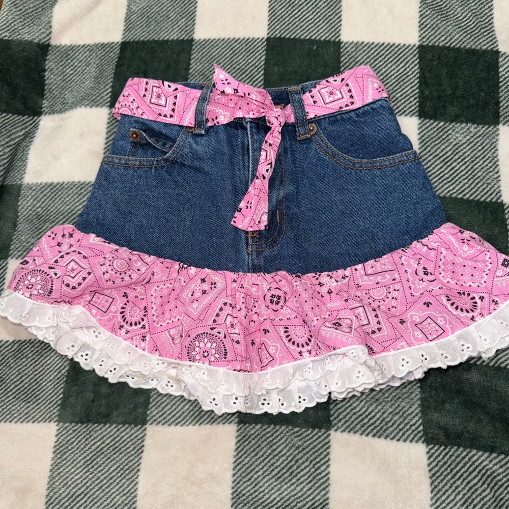 Kiddie Korral denim skirt 4/5t